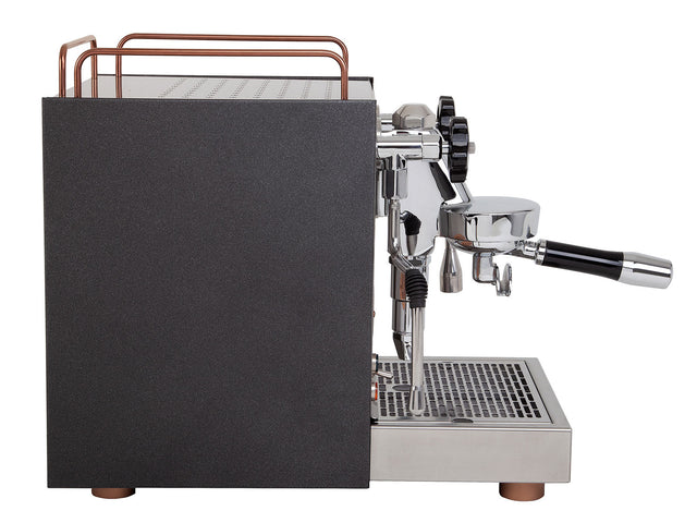 ECM Mechanika VI Slim Heritage Espresso Machine, side view, from Clive Coffee, knockout