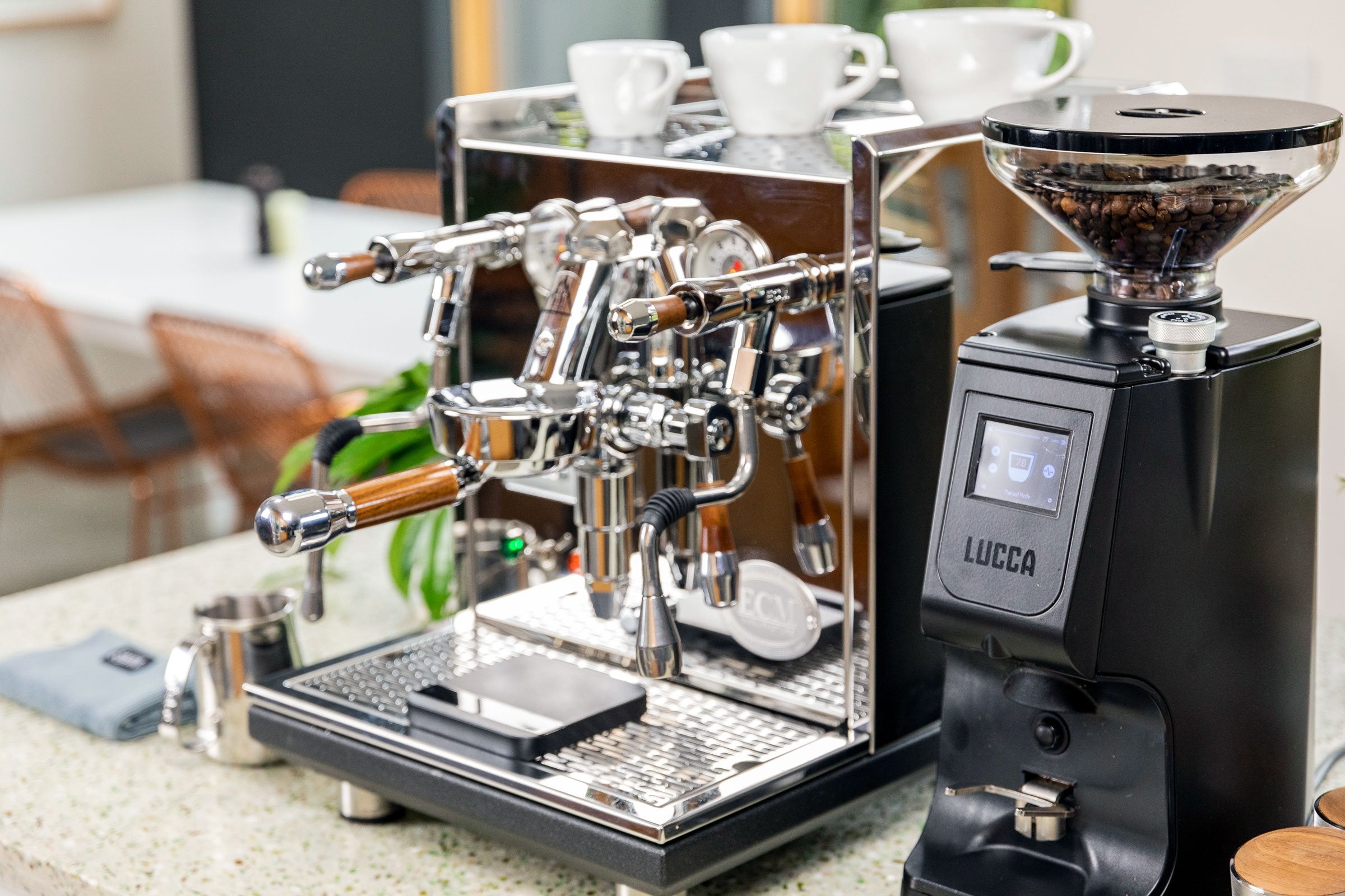 Wood Joysticks with Chrome (Set of 2) – Clive Coffee