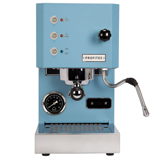 Profitec GO Espresso Machine from Clive Coffee in blue - knockout