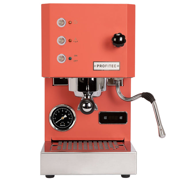 Profitec GO Espresso Machine from Clive Coffee in red - knockout