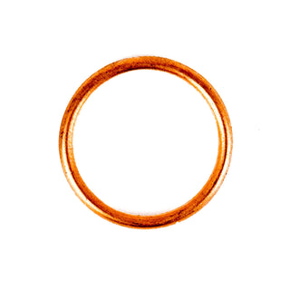 Copper gasket ring for sealing heat exchanger tubes in Profitec and ECM espresso machines
