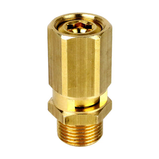 La Spaziale 3/8 safety valve brass body close-up