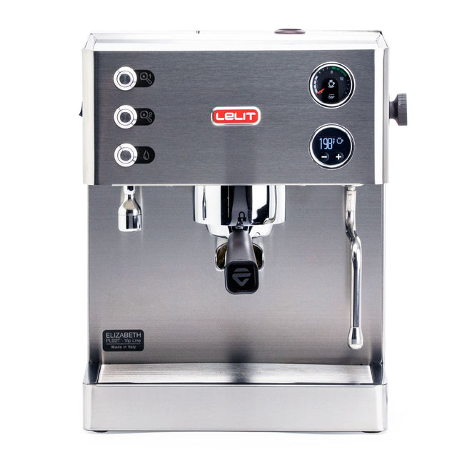 Lelit Elizabeth Dual Boiler espresso machine, front, from Clive Coffee - knockout