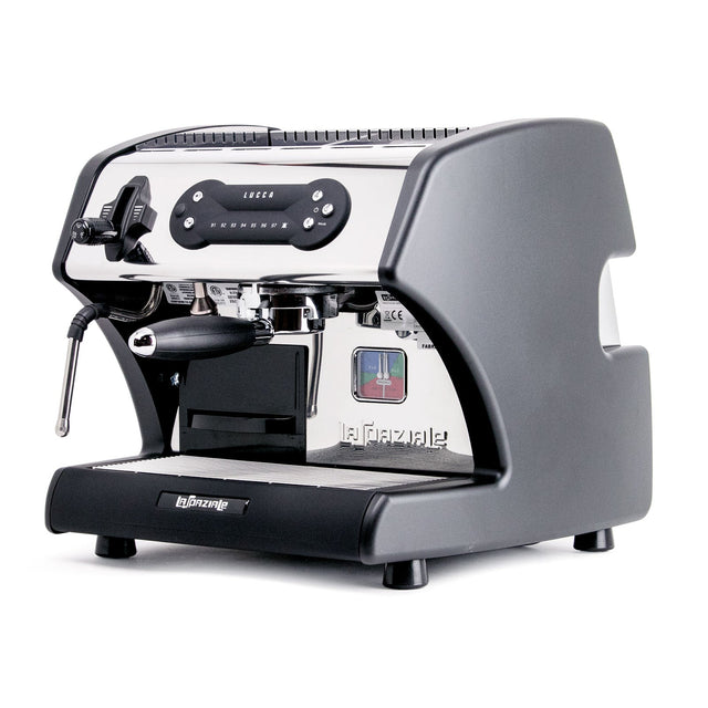 Lucca A53 Mini Espresso Machine by La Spaziale with black side panels by Clive Coffee - Knockout (Black)