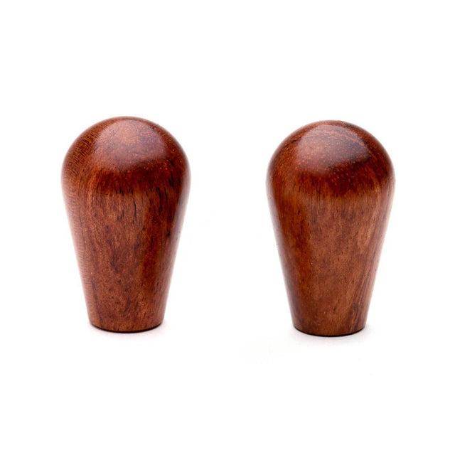 Wood Knobs in bubinga, set of 2 from Clive Coffee - Knockout (Bubinga)