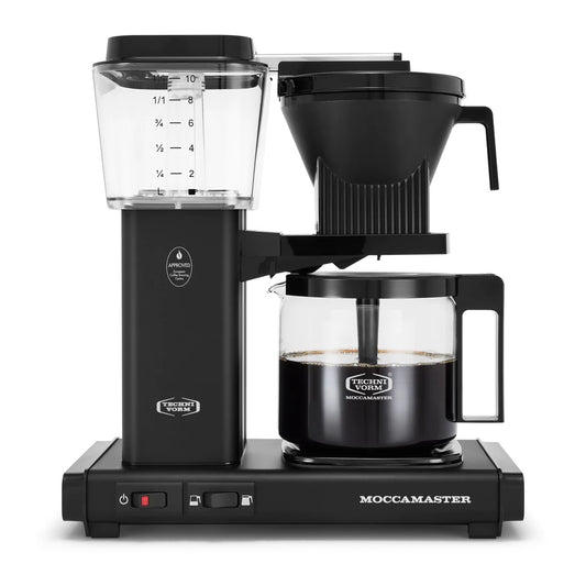 MoccaMaster KBGV Select Coffee Maker, Matte Black, from Clive Coffee, knockout