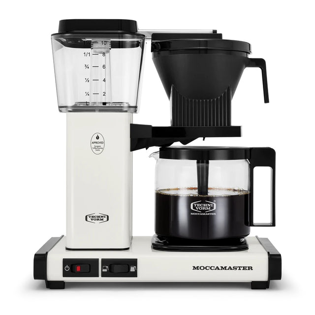 MoccaMaster KBGV Select Coffee Maker, Off-White, from Clive Coffee, knockout