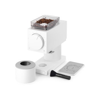 Fellow Ode Brew Grinder Gen 2  in white from Clive Coffee  - knockout