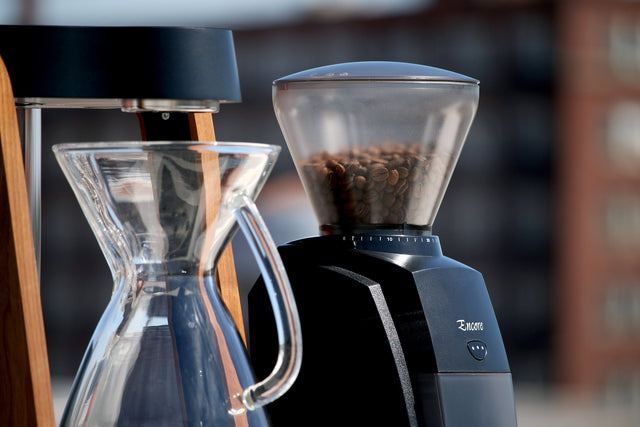 Baratza Encore Coffee Grinder with Ratio Eight, Clive Coffee - Lifestyle