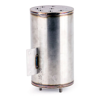 Replacement stainless steel steam boiler cylinder with mounting bracket for espresso machines