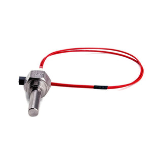 Quick Mill brew boiler temperature probe with copper lead and stainless sensor