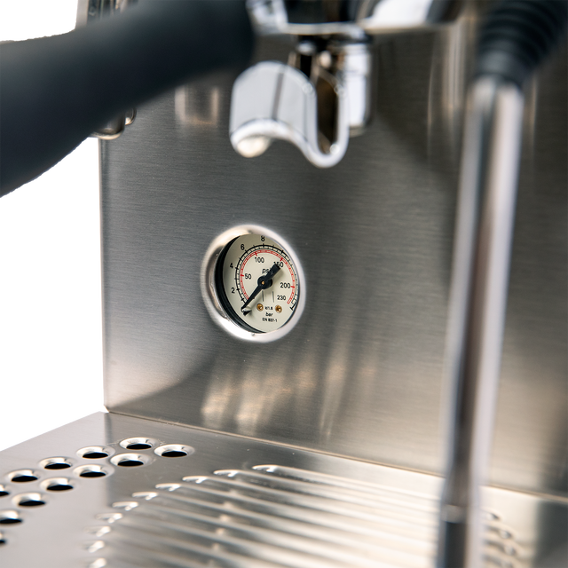 Rancilio Silvia Pro X Espresso Machine gauge from Clive Coffee - knockout