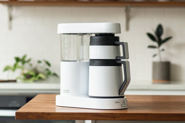 Ratio Six Coffee Maker in white, Clive Coffee - Lifestyle large