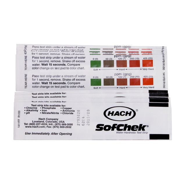 SofCheck Water Hardness Test Strip knockout