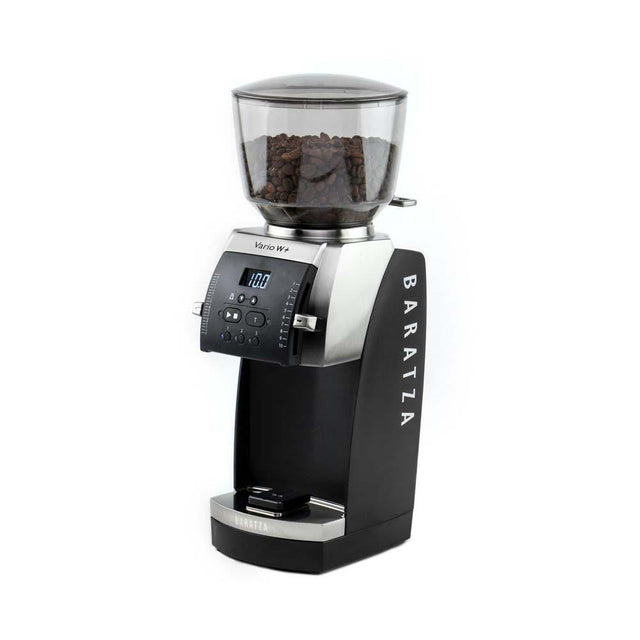 Baratza Vario W+ Coffee Grinder, black, without bin, from Clive Coffee, knockout