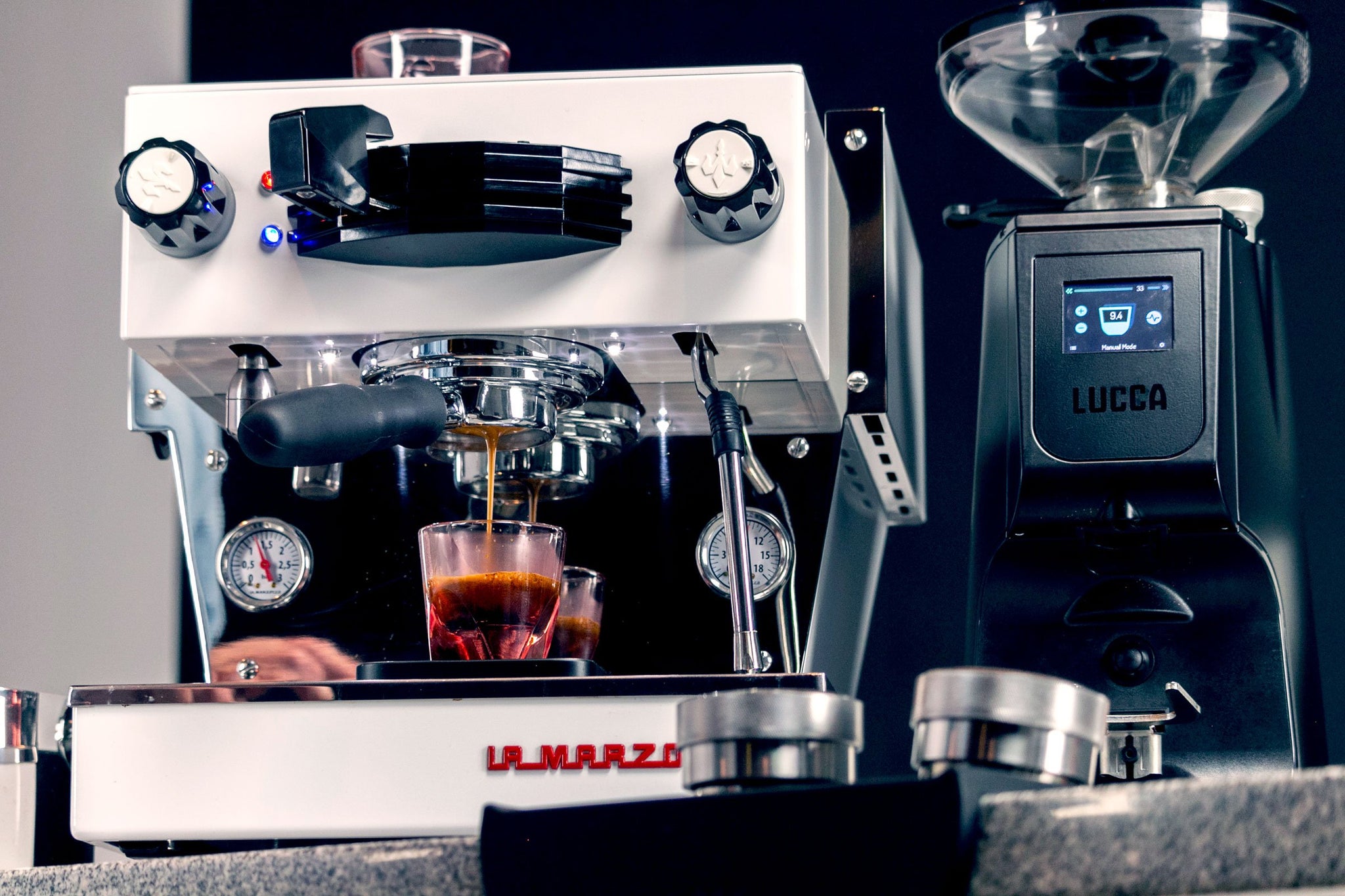 La Marzocco Bottomless Portafilter – Clive Coffee