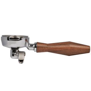 Clive Spouted Portafilter in walnut from Clive Coffee - Knockout (Walnut)