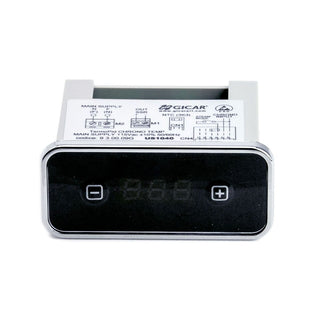 PID control module for ECM Classika with white label and front black display showing minus and plus buttons