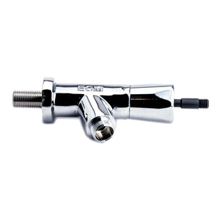 Chrome steam and hot water valve assembly for ECM Synchronika steam arm