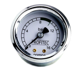 Small white Profitec pump pressure gauge for Pro 500 and older Pro 600