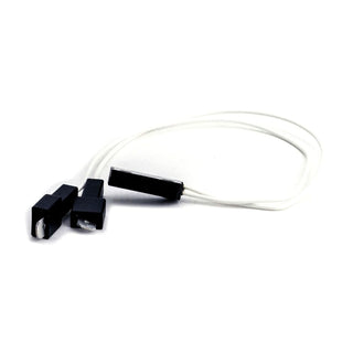 Water tank level magnet sensor with two black sensor heads and a white cable.