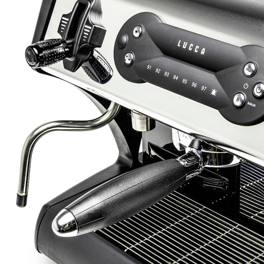 La Spaziale Cool Touch Steam Arm on the LUCCA A53 Mini Espresso Machine