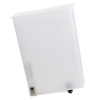 Replacement water reservoir for ECM and Profitec espresso machines with outlet adapter and float.